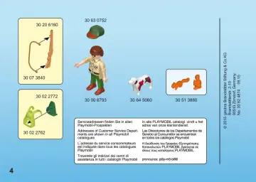 Manuales de instrucciones Playmobil 6812 - Guardabosque con Pick up (4)