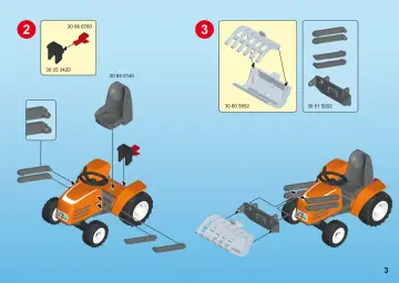 Bauanleitungen Playmobil 6814 - Holzfäller mit Traktor (3)