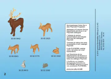 Building instructions Playmobil 6817 - Stag with Deer Family (2)