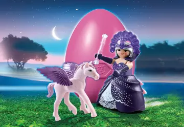 Playmobil 6837 - Reine des étoiles avec bébé cheval ailé