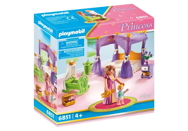 Playmobil 6851 - Prinsesskammare med vagga - BOX