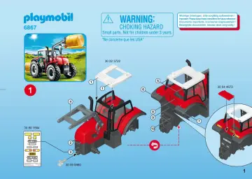 Manuales de instrucciones Playmobil 6867 - Tractor (1)