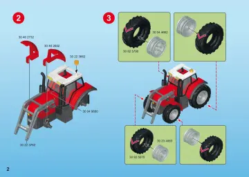Manuales de instrucciones Playmobil 6867 - Tractor (2)