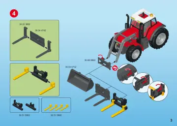 Manuales de instrucciones Playmobil 6867 - Tractor (3)