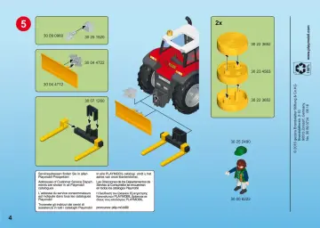 Manuales de instrucciones Playmobil 6867 - Tractor (4)