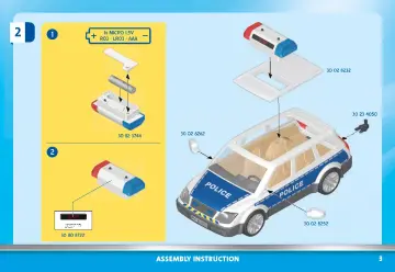 Bauanleitungen Playmobil 6873 - Polizei-Einsatzwagen (3)