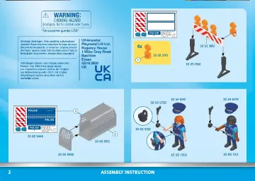 Building instructions Playmobil 6878 - Police Roadblock (2)