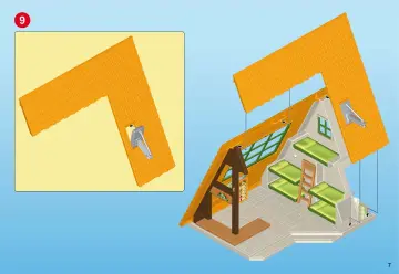 Building instructions Playmobil 6887 - Camping Lodge (7)