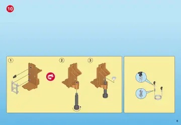 Building instructions Playmobil 6887 - Camping Lodge (8)