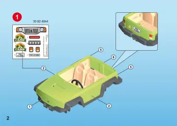 Building instructions Playmobil 6889 - Off-Road SUV (2)