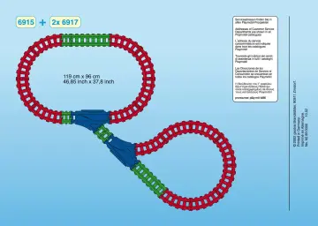 Bauanleitungen Playmobil 6915-A - Batteriebahn Kunterbunt (16)