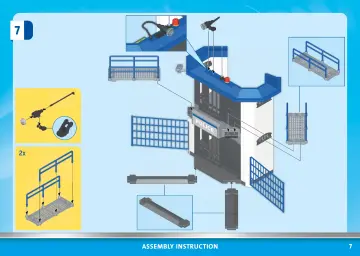 Building instructions Playmobil 6919 - Police Headquarters with Prison (7)