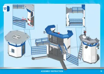 Building instructions Playmobil 6919 - Police Headquarters with Prison (13)