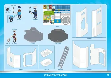 Building instructions Playmobil 6919 - Police Headquarters with Prison (17)