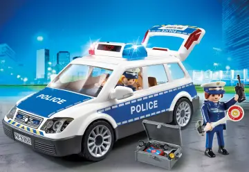 Playmobil 6920 - Voiture de policiers avec gyrophare et sirène