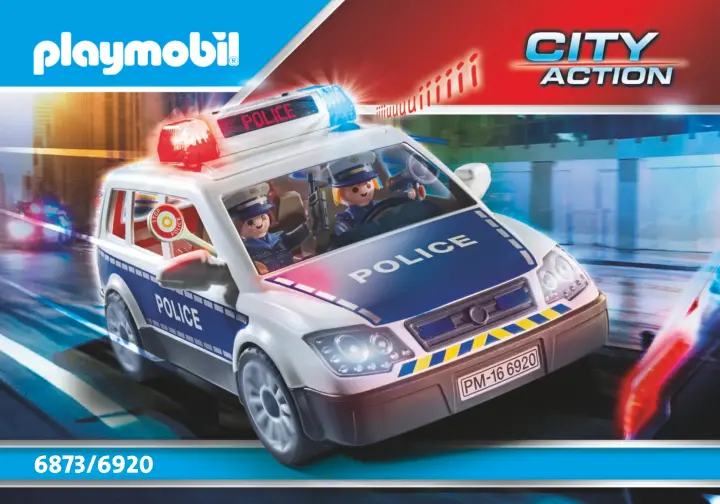 Building instructions Playmobil 6920 - Squad Car with Lights and Sound (1)