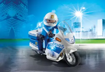Playmobil 6923 - Police Bike with LED Light