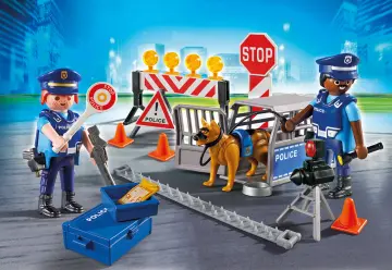 Playmobil 6924 - Posto di blocco della Polizia