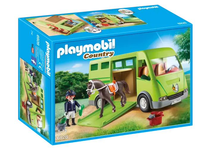 Playmobil 6928 - Όχημα μεταφοράς αλόγων - BOX