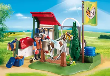 Playmobil 6929 - Box de lavage pour chevaux