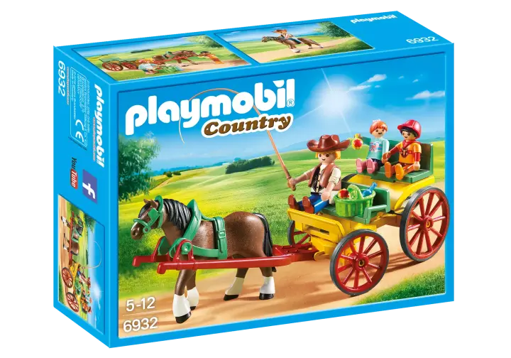 Playmobil 6932 - Carruaje con Caballo - BOX