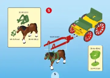 Manual de instruções Playmobil 6932 - Carruagem com Cavalo (6)