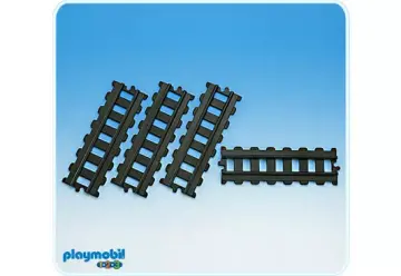 Playmobil 6956-A - 4 rails droits 1.2.3