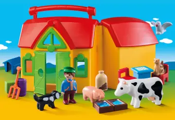 Playmobil 6962 - Meeneemboerderij met dieren