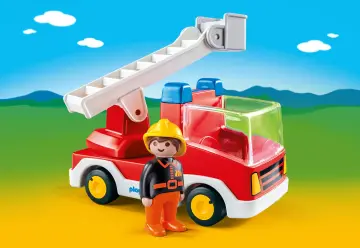 Playmobil 6967 - Camion de pompier avec échelle pivotante