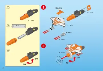 Οδηγίες συναρμολόγησης Playmobil 70004 - Υποθαλάσσιο Τζετ της Spy Team (2)