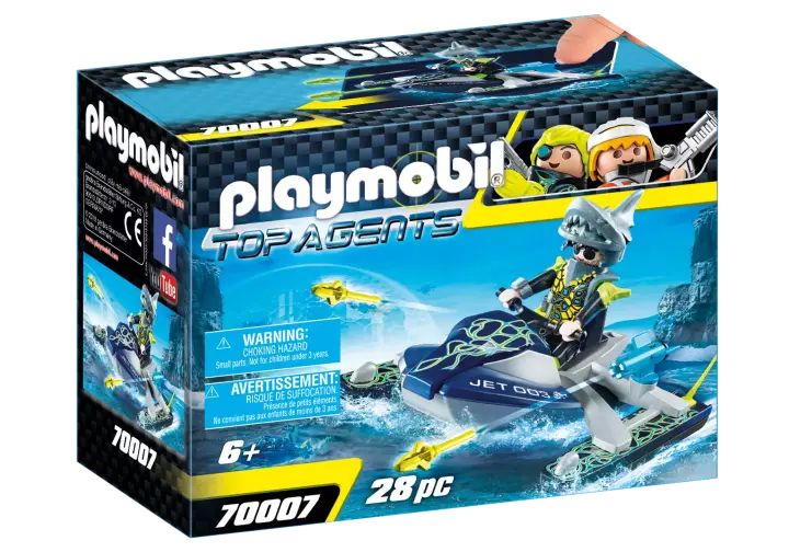 Playmobil 70007 - Aqua Scooter της SHARK Team - BOX