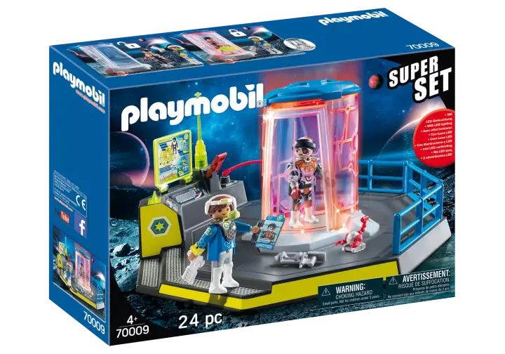 Playmobil 70009 - SuperSet Galaxy Police Gefängnis - BOX