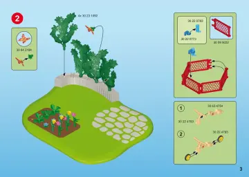 Bauanleitungen Playmobil 70010 - SuperSet Familiengarten (3)