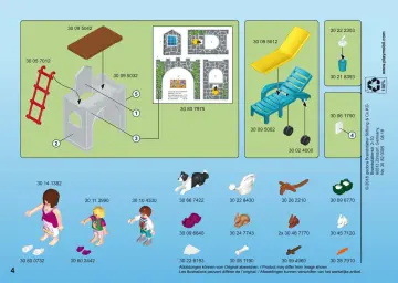 Notices de montage Playmobil 70010 - SuperSet Famille et jardin (4)