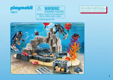 Bauanleitungen Playmobil 70011 - SuperSet SEK-Taucheinsatz (1)