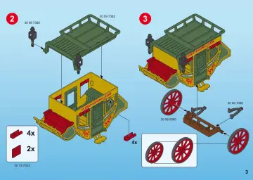 Bauanleitungen Playmobil 70013 - Westernkutsche (3)