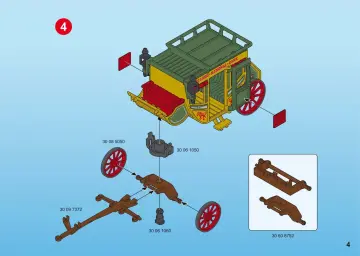 Bauanleitungen Playmobil 70013 - Westernkutsche (4)