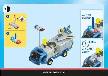 Bauanleitungen Playmobil 70018 - Galaxy Police-Truck (9)