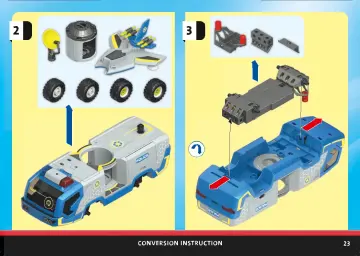 Bauanleitungen Playmobil 70018 - Galaxy Police-Truck (23)