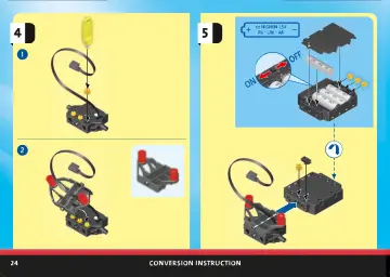 Istruzioni di montaggio Playmobil 70018 - Blindato della Pattuglia Galattica (24)