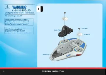 Manuales de instrucciones Playmobil 70019 - Policía Galáctica Planeador (2)