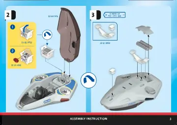 Manuales de instrucciones Playmobil 70019 - Policía Galáctica Planeador (3)