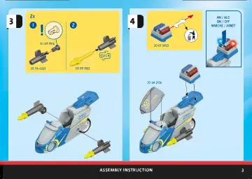 Building instructions Playmobil 70020 - Galaxy Police Bike (3)