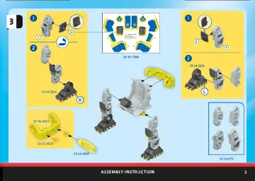 Building instructions Playmobil 70021 - Galaxy Police Robot (3)