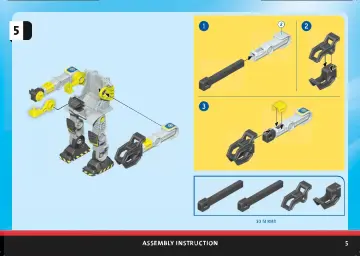 Building instructions Playmobil 70021 - Galaxy Police Robot (5)