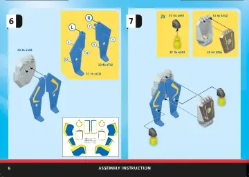 Building instructions Playmobil 70021 - Galaxy Police Robot (6)