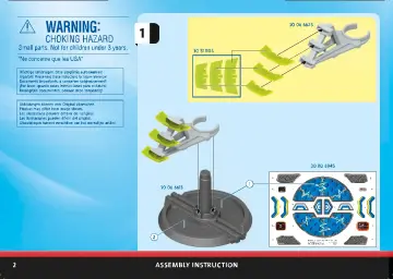 Οδηγίες συναρμολόγησης Playmobil 70022 - Space θησαυροφυλάκιο (2)