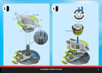 Οδηγίες συναρμολόγησης Playmobil 70022 - Space θησαυροφυλάκιο (3)