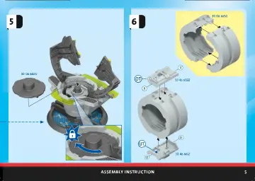 Οδηγίες συναρμολόγησης Playmobil 70022 - Space θησαυροφυλάκιο (5)