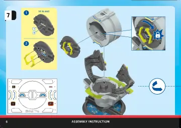 Οδηγίες συναρμολόγησης Playmobil 70022 - Space θησαυροφυλάκιο (6)